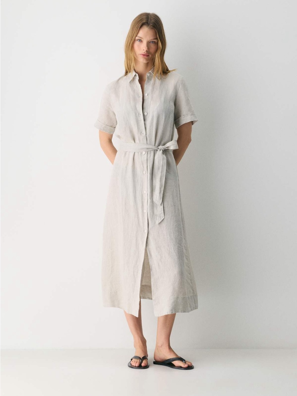 Wilfred Linen Maxi Dress